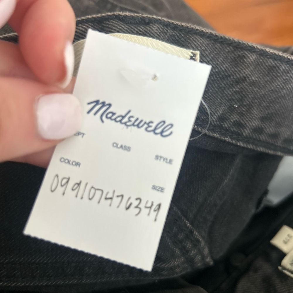 New Madewell The Petite Darted Barrel-Leg Jean 27P - Picture 9 of 9
